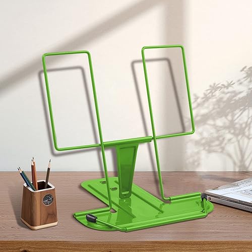 Miniatura 57 de Honagu Adjustable Reading Rest - Book Holder, Documents Stand, Sturdy Typing Stand for Recipes, Textbooks, Tablet, Music Books (Navy Blue)