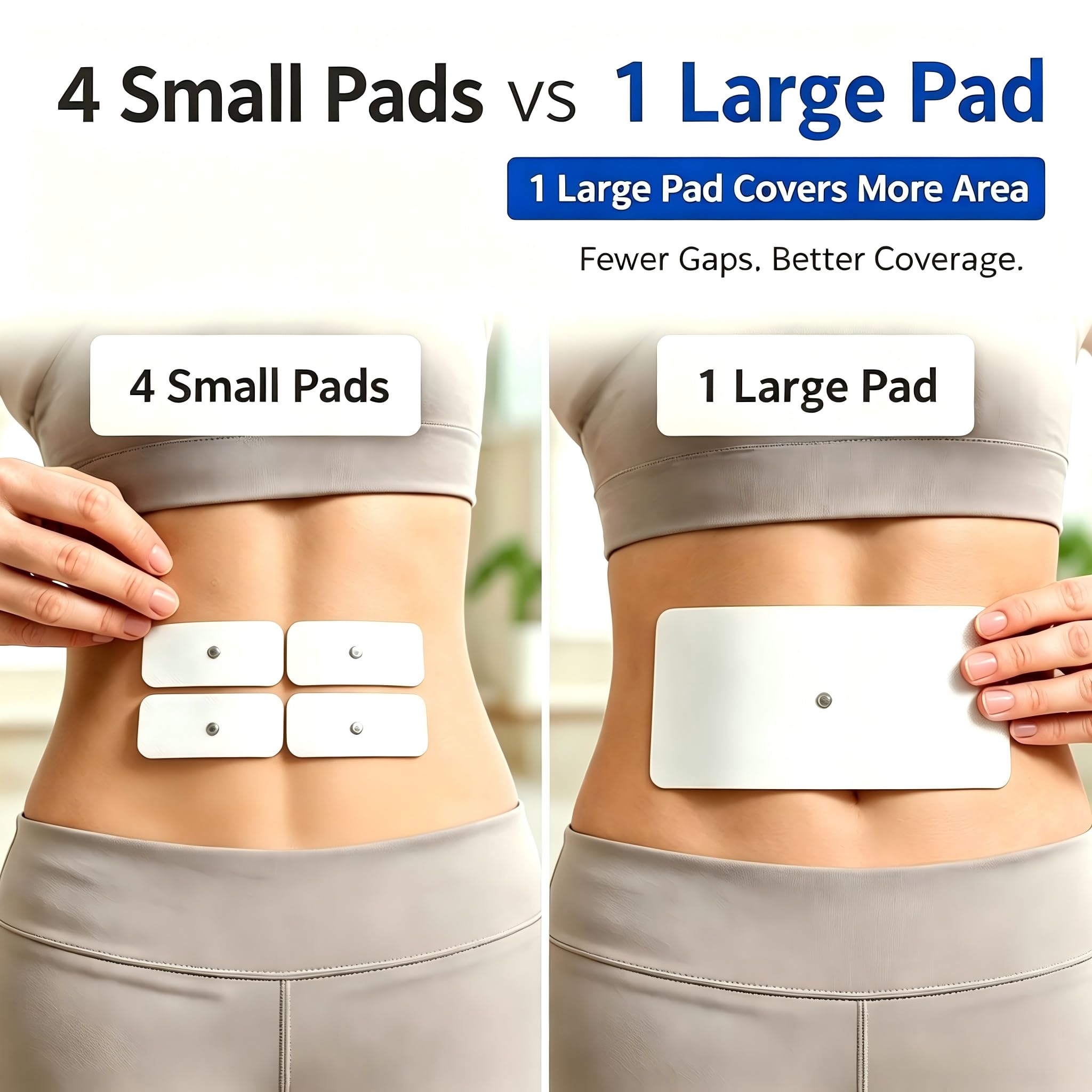 Lot de 40 électrodes de rechange TENS pour stimulateur musculaire TENS et EMS, utilisant un connecteur Snap de 3,5 mm