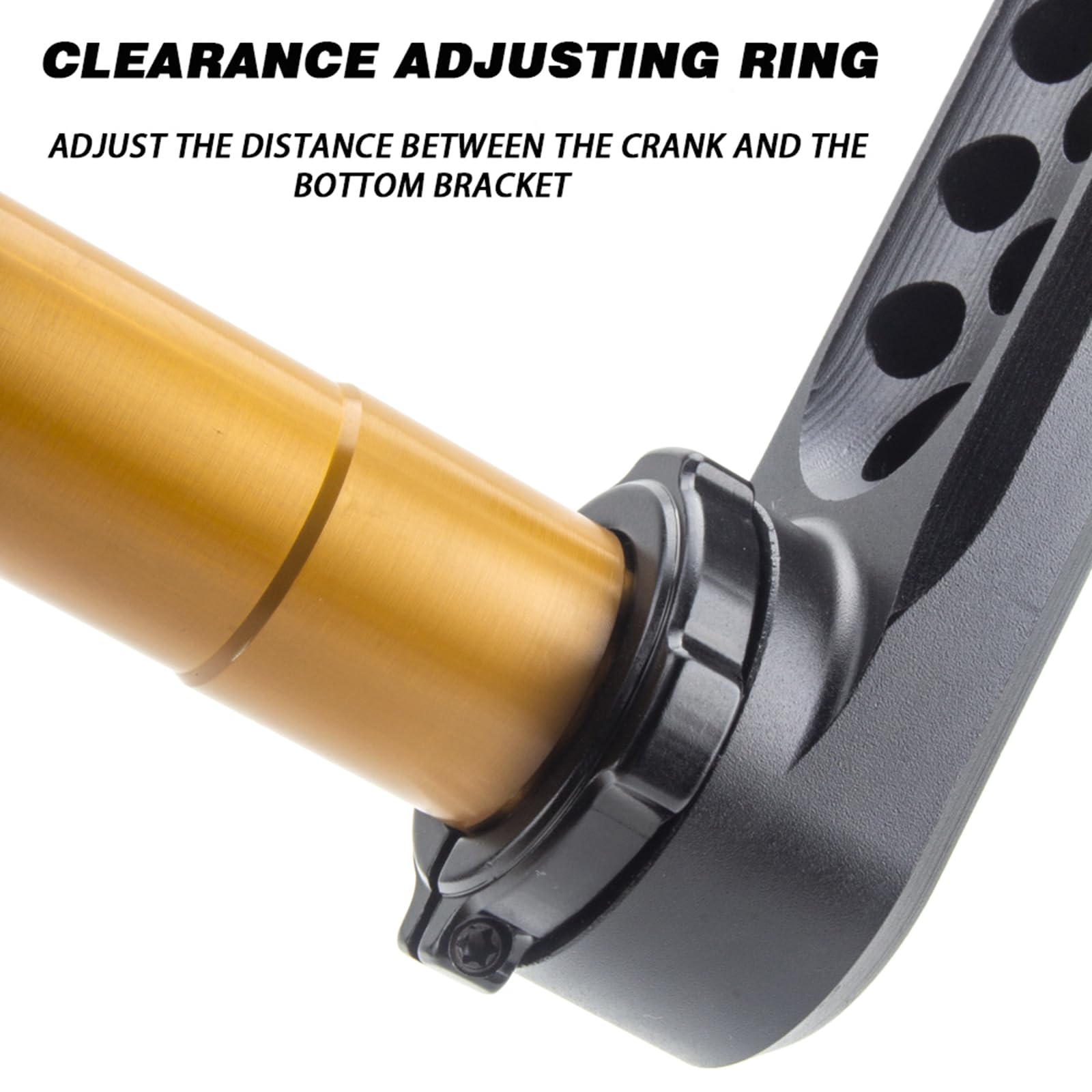 Lega di alluminio Singola Catena Crank Arm Biciclette Pedivella Braccio Per Biciclette Pieghevole Biciclette Mountain Biciclette 170mm Bike Crank Arm