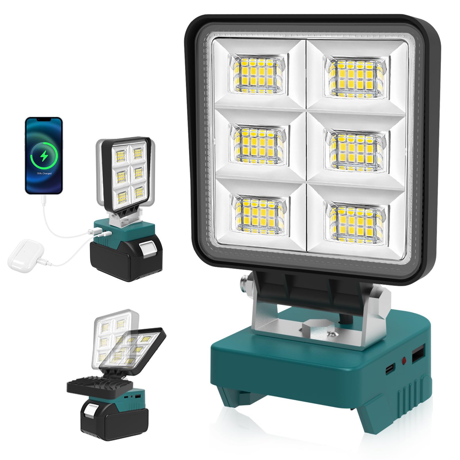 Iluminadores multifuncionales para reparación de automóviles y uso doméstico con construcción de ABS y reparación automotriz de alta intensidad