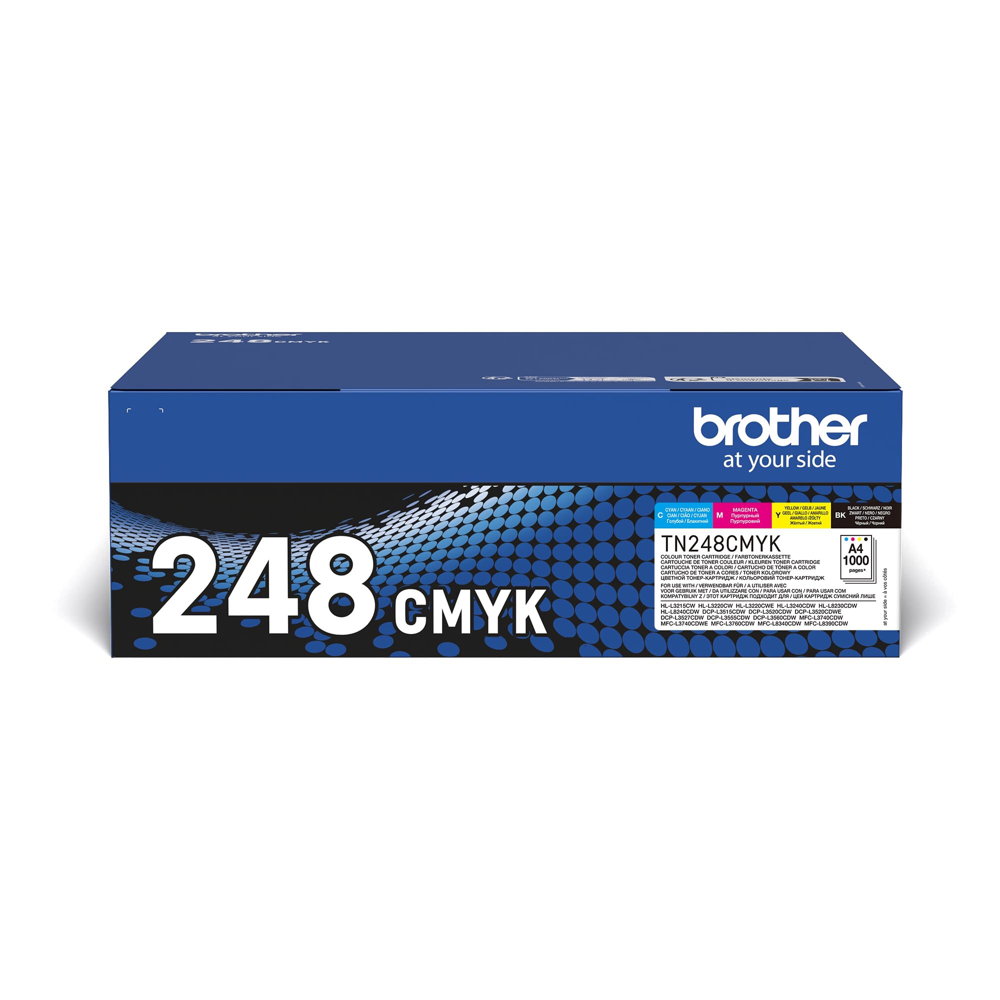 Sponsored Ad – BROTHER TN-248BK/TN-248C/TN-248M/TN-248Y Toner Cartridges, Black/Cyan/Magenta/Yellow, Multi-Pack, Standard Yield, Includes 4 x Toner Cartridges, Genuine Supplies