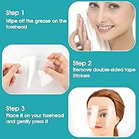 Vista 4 de 50 protectores de ojos, protector facial para laca para el cabello, visera de ducha para adultos, protectores de pestañas transparentes, extensión