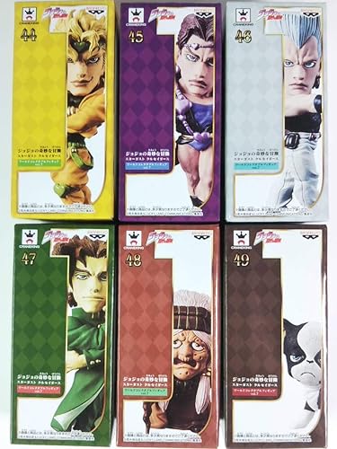 Amazon ジョジョの奇妙な冒険 スターダスト クルセイダース ワールドコレクタブルフィギュアvol 7 Dio ヴァニラ アイス エンヤ婆 イギーなど全6種 フィギュア ドール 通販