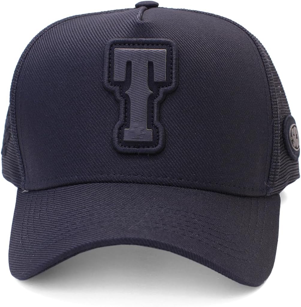 Sacudido's Cap | Alphabet | Changes Color In The Heat | Trucker Cap Adjustable For Men Women (US, Alpha, One Size, T - Black)
