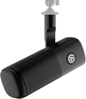 Elgato Wave DX Dynamic XLR Microphone - Cardioid, Broadcast-Ready, Room Noise Rejection