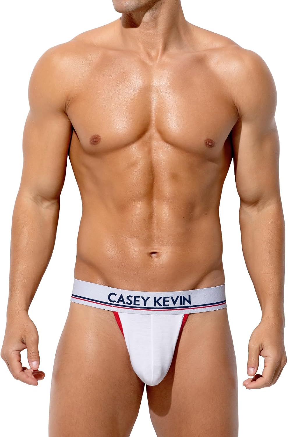 Casey Kevin Mens Jockstrap Sexy Thong Underwear Pouch Jock Strap Breathable Athletic Supporter - Image 2
