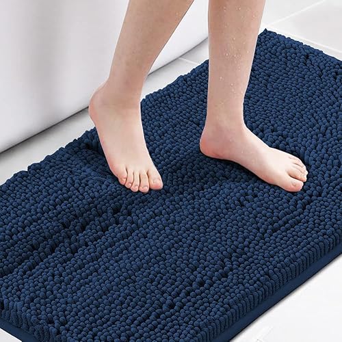 Miniatura 31 de H.VERSAILTEX Alfombra de Baño Alfombra de Baño Alfombras de Baño para Baño Antideslizante Alfombras de Baño Extra Gruesas de Chenilla 17" x 24