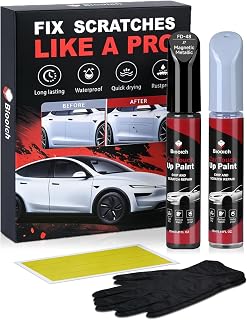 Magnetic Metallic J7 for Ford Touch Up Paint Kit[2K Clear Coat Included],Exact Color Match Touch Up Paint for Chip and Scratch Repair