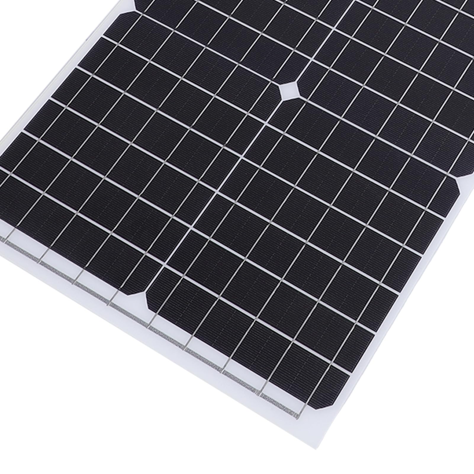 FILFEEL Pannello Solare in Silicio Monocristallino 30W 18V Pannello di Ricarica Solare Semi Flessibile per Sistemi di Alimentazione Fuori Rete per e Barche