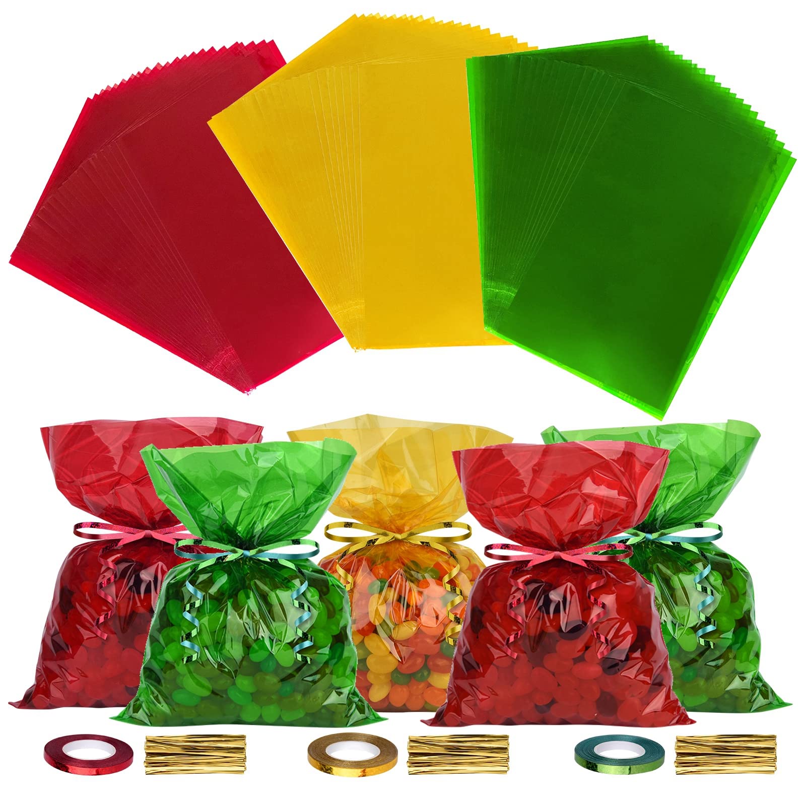 Small christmas plastic bags Clearance