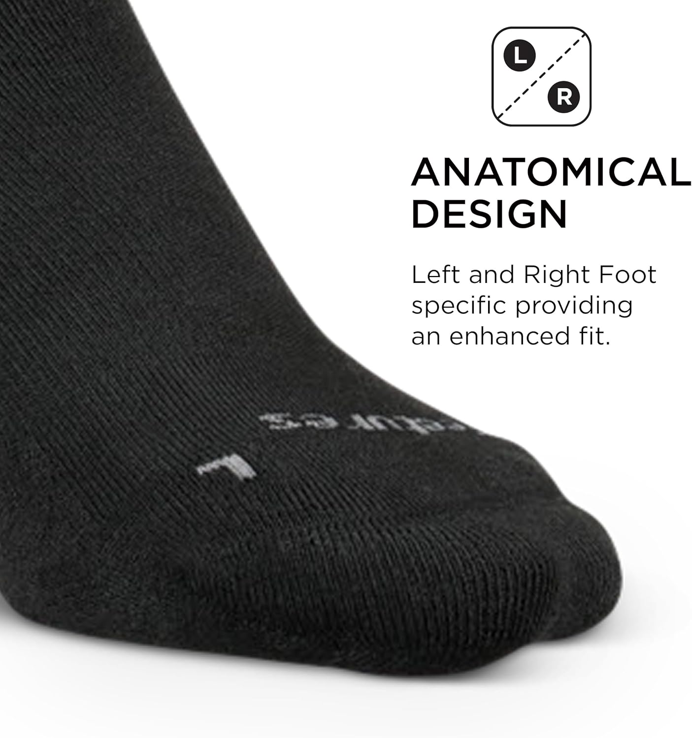 Feetures Everyday Max Cushion Crew Sock for Men - Moisture-Wicking Socks - Image 3