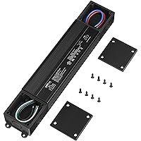 Vista 1 de EMITEVER Controlador LED regulable Triac de 96 W, fuente de alimentación regulable de 100-277 VCA a 24 VCC, transformador IP67 impermeable