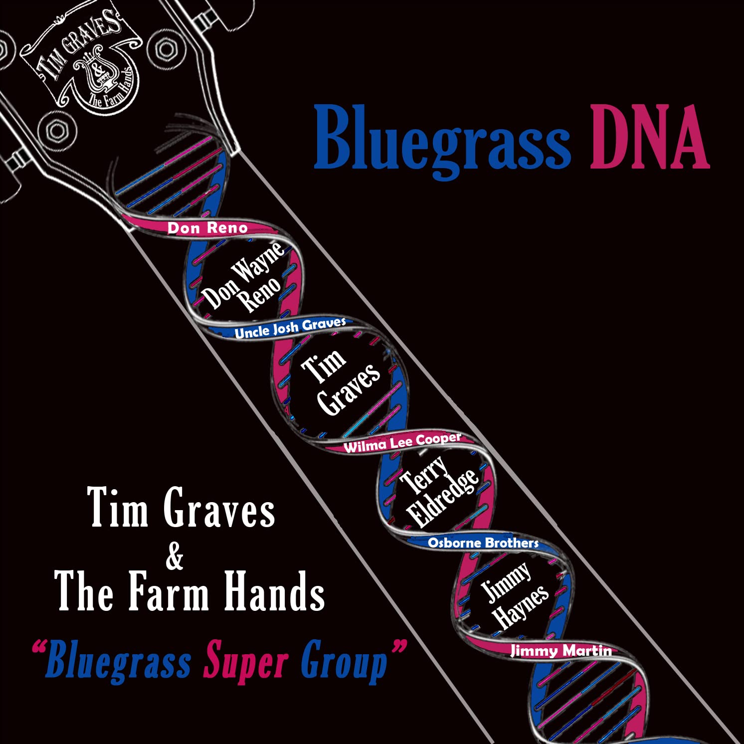 Tim Graves & The Farm Hands Bluegrass Dna CD New 755757127622
