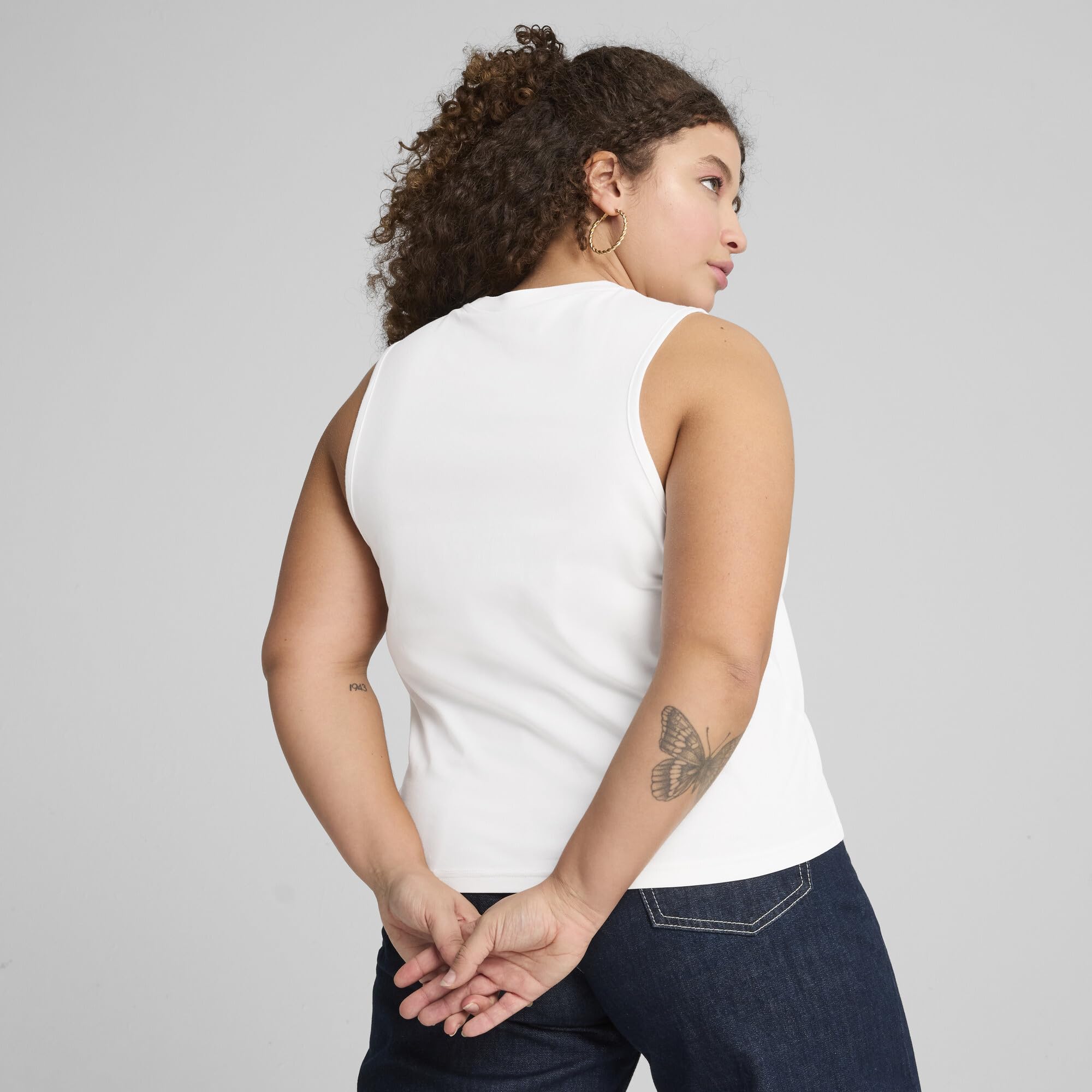 PUMA Débardeur ajusté à Logo N° 1 ESS Femme