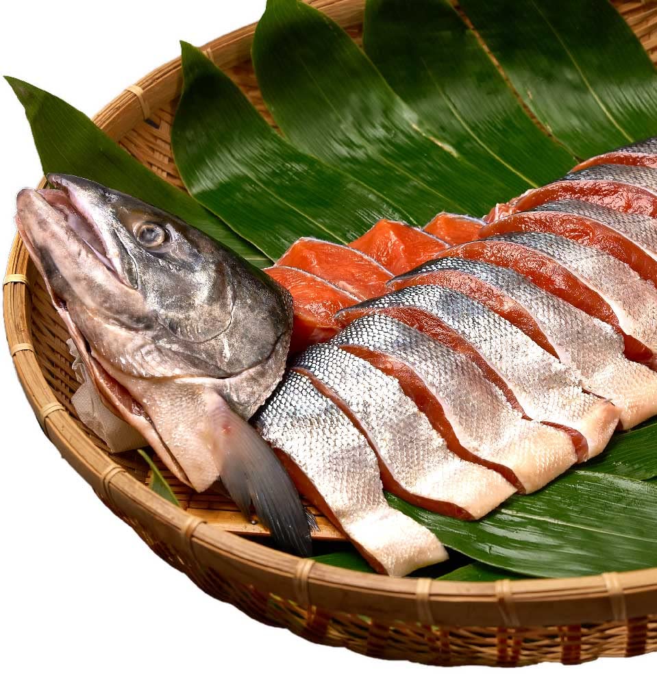 丸市岡田商店 北海道産 新巻鮭 切身 真空パック