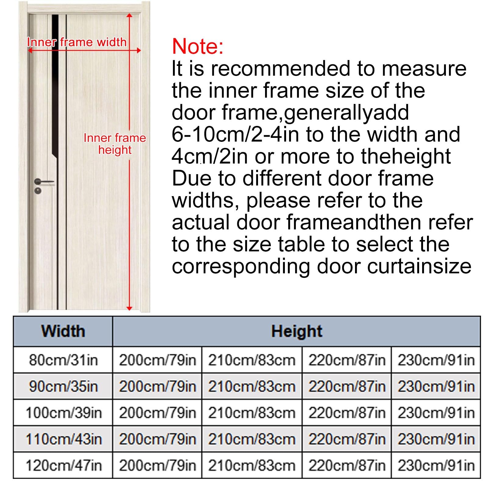 Rideau de Porte Isolant Thermique avec Panneaux Visibles, Rideau de Porte, Isolant Thermique Porte, Isolant Thermique Porte D'entrée(Gray,80 * 200cm/31 * 79in)