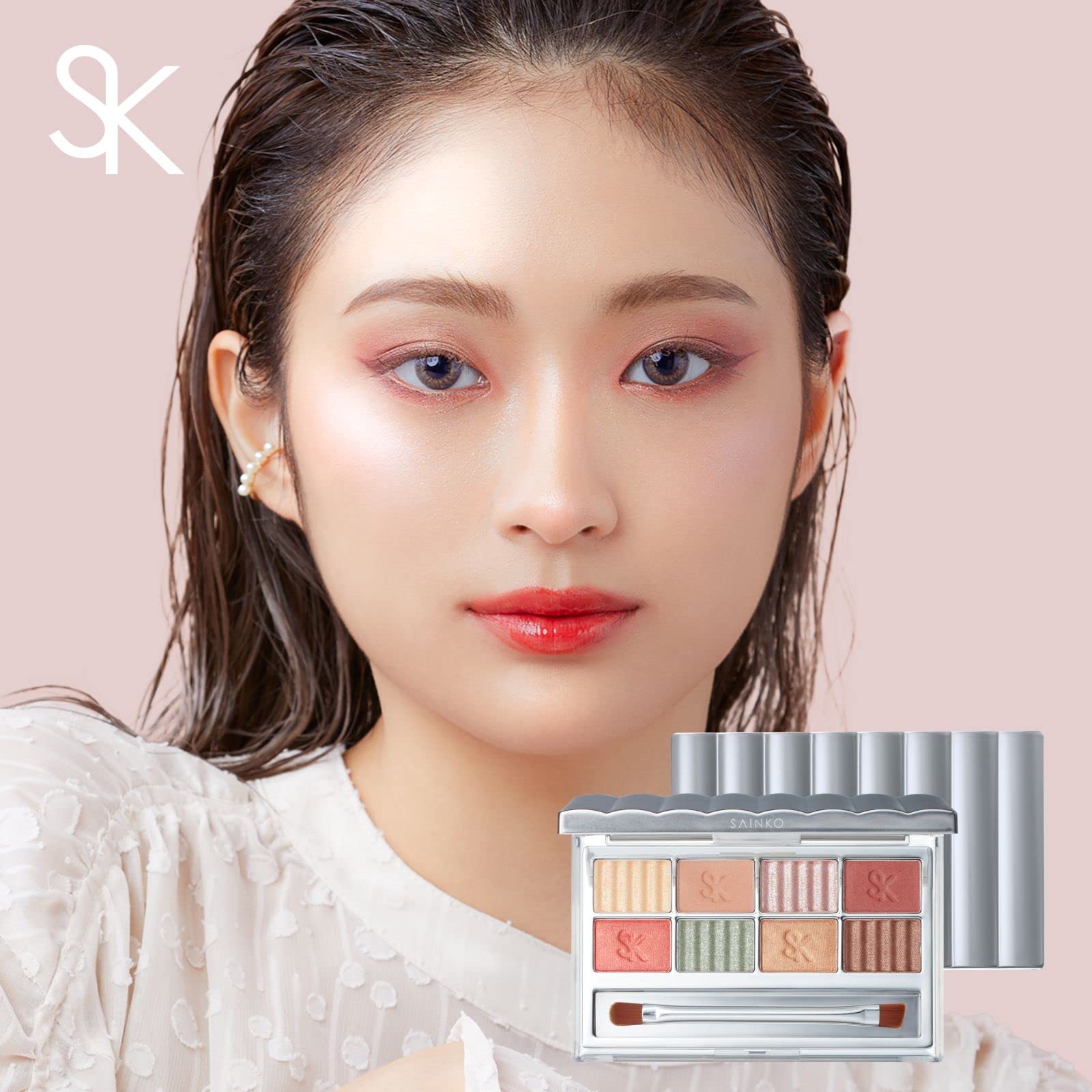 Amazon.co.jp: SAINKO コスメセット 3点 アイシャドウパレット (#02