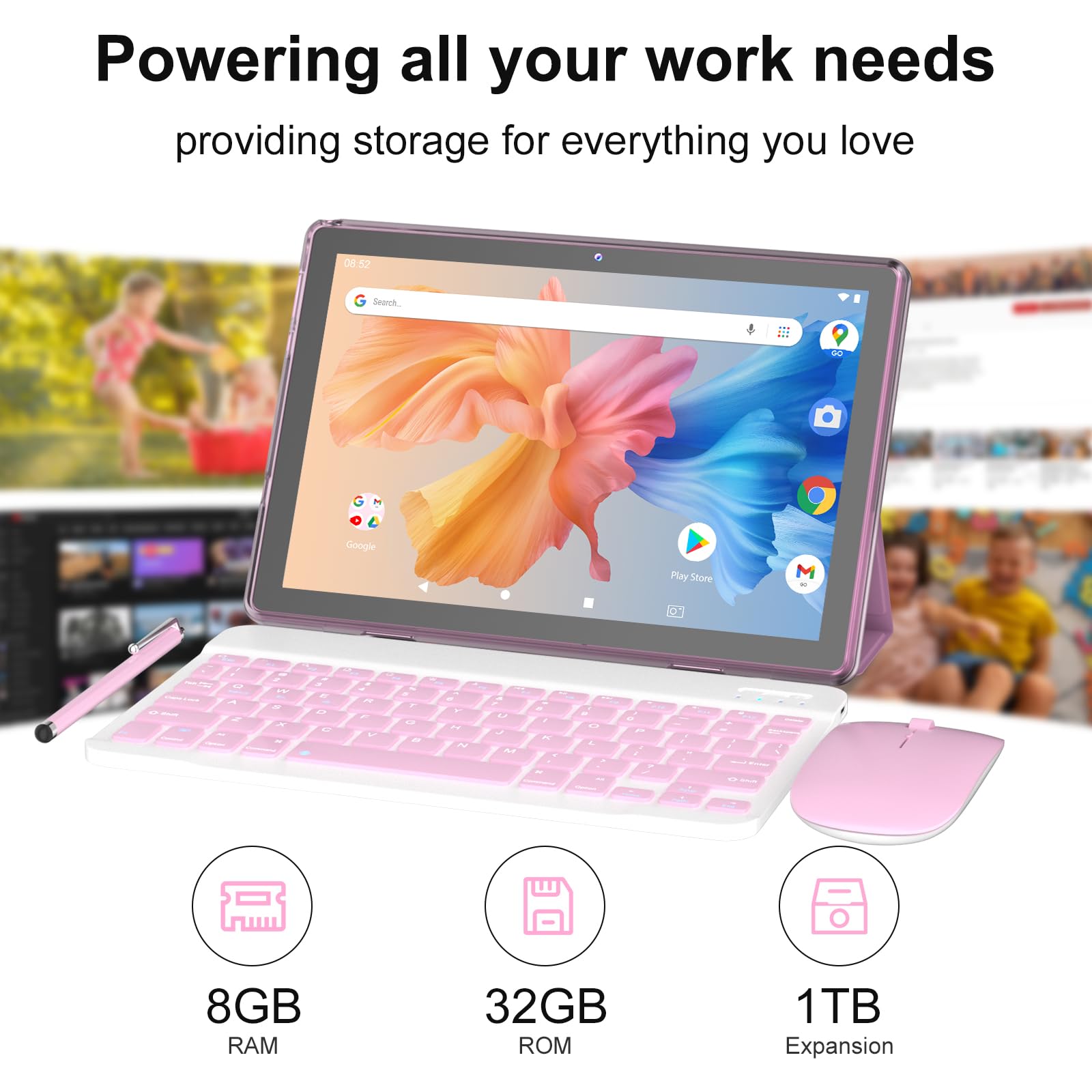 Amazon.com : Android 15 Tablet,10 inch Tablets, 8GB RAM+32GB ROM