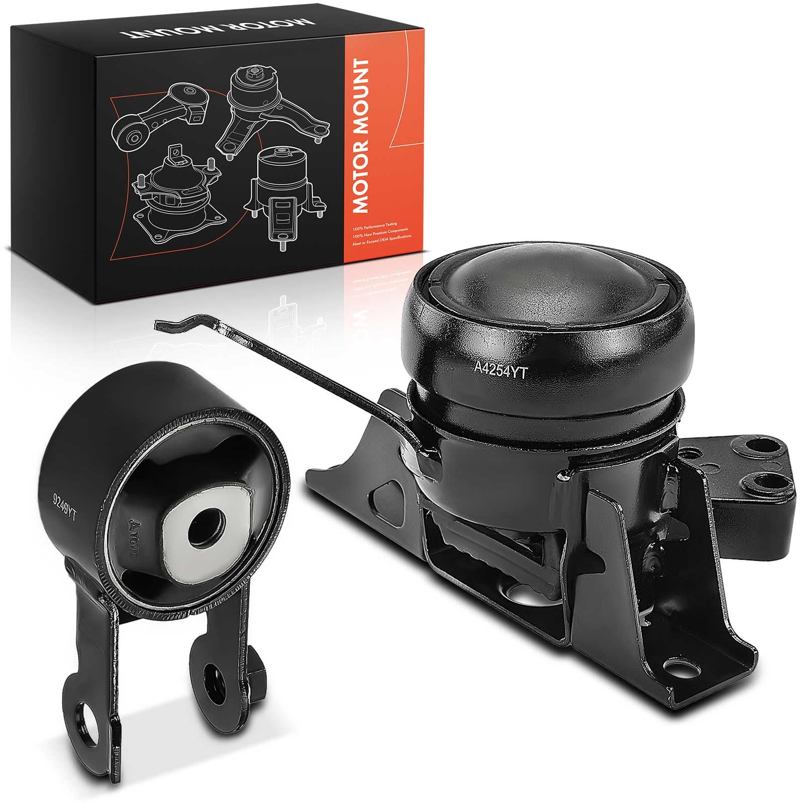 Frankberg 1 supporto motore + 1 supporto di supporto coppia 1230521220 | Supporto motore anteriore destro