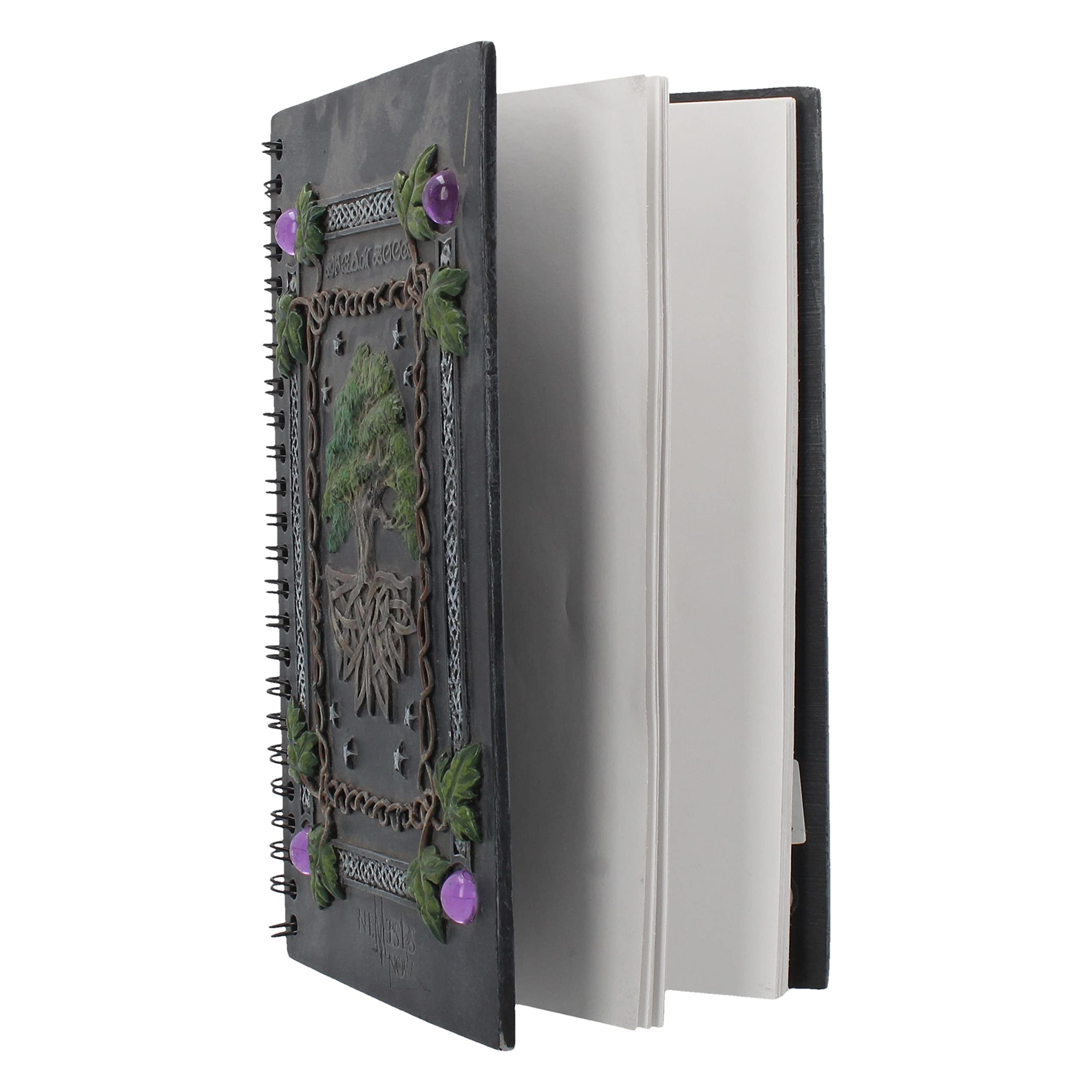 Nemesis Now Tree of Life Dream Book 15x21cm, Resin Cover Notebook, 90 Pages, Thick Paper, Hand-Painted - Image 2
