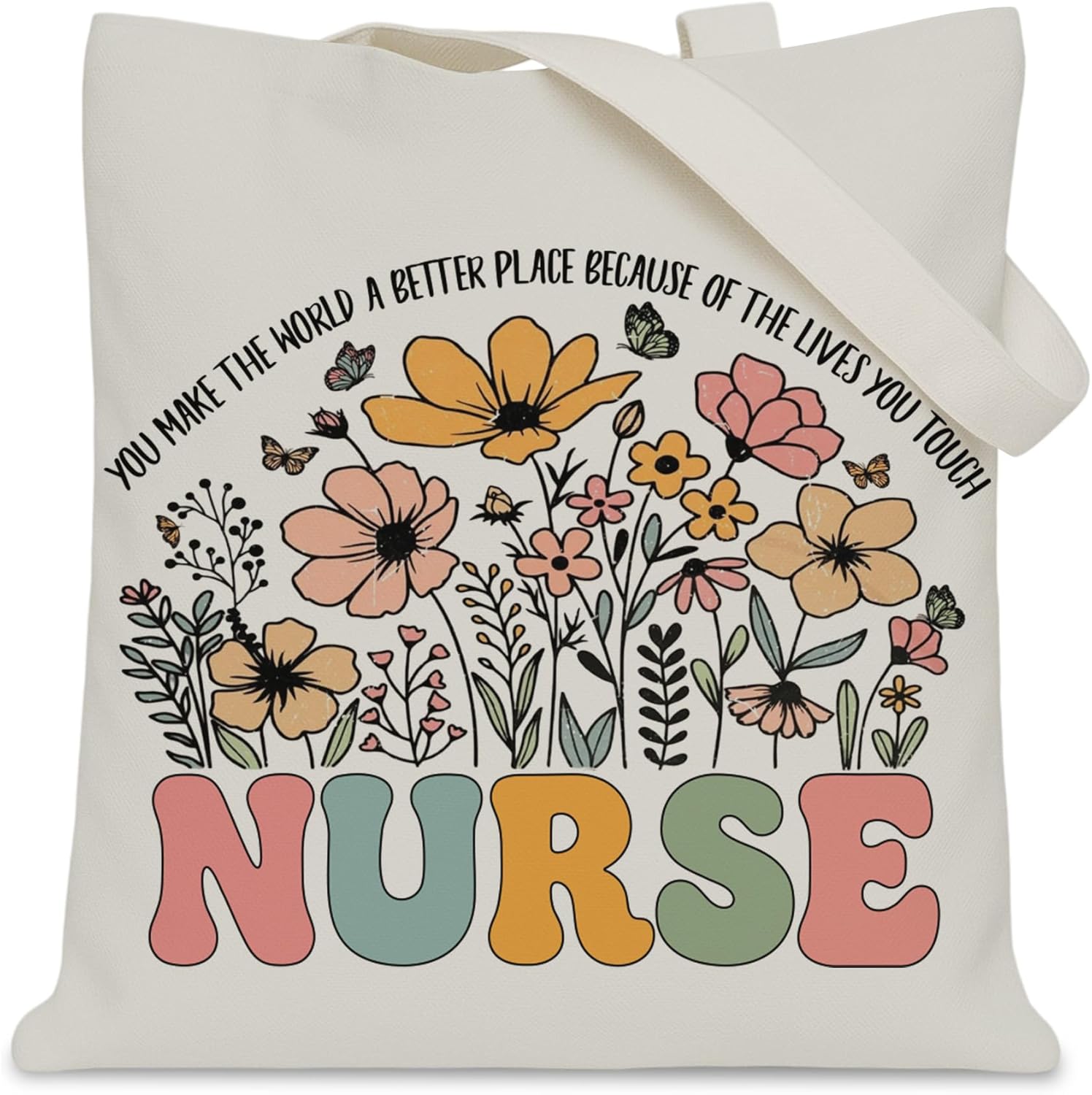 Nurse Gifts Tote Bag for Women Girls, Nurse Appreciation Tote Bag for Nurses Week
