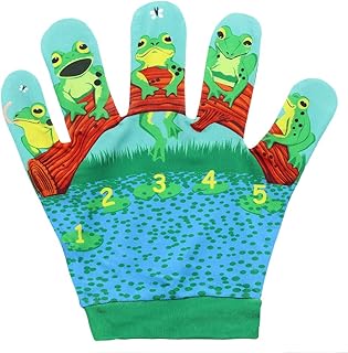 The Puppet Company Favourite Song Mitts Five Little Frogs Hand Puppet