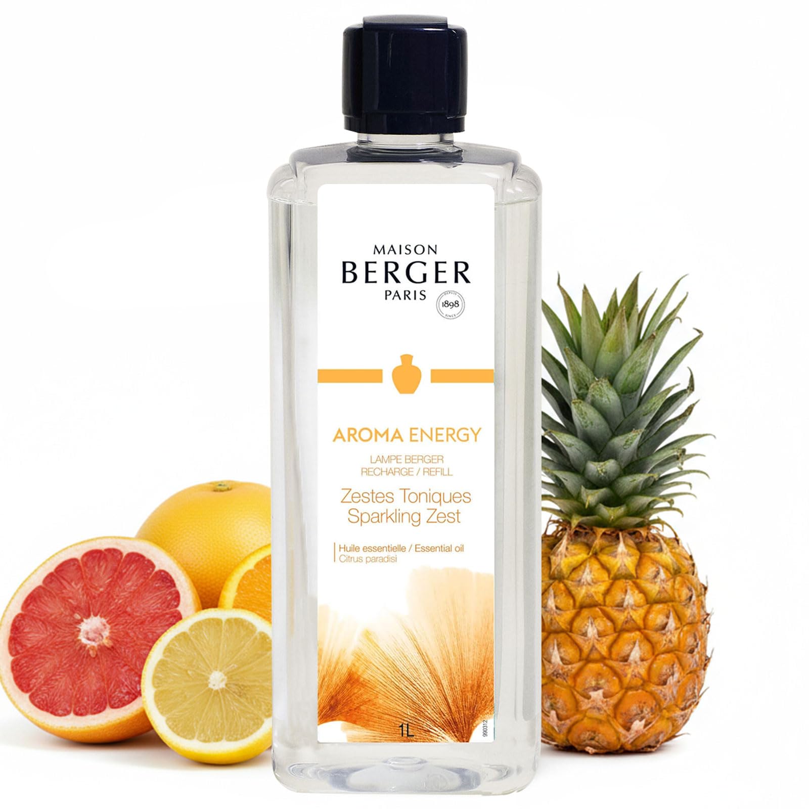 Amazon.com: MAISON BERGER Lampe Berger Refill, 1 L, Sparkling Zest