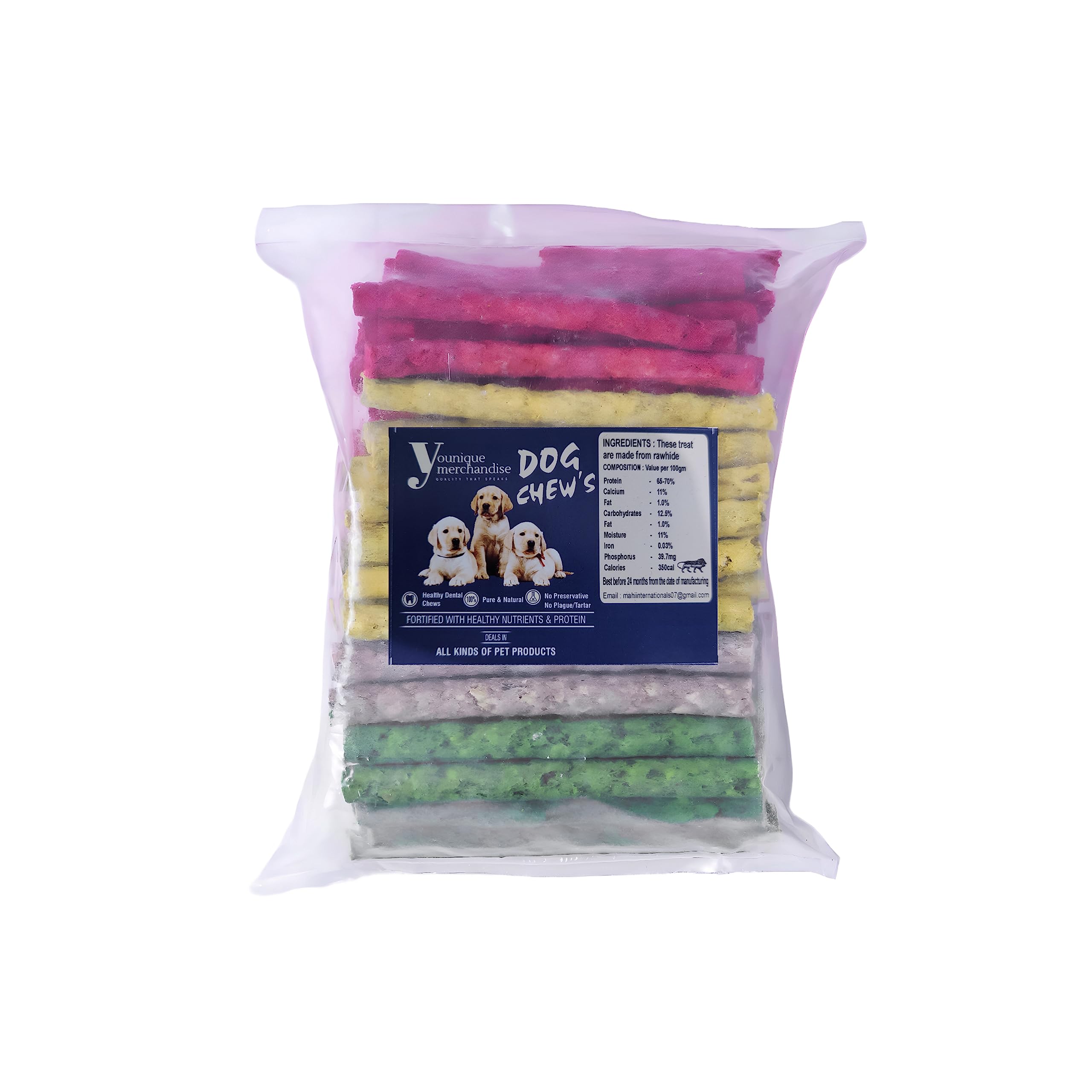 YOUNIQUE MERCHANDISE Mix Flavor Dog Chew Stick | Munchy Sticks for Dogs | Protein Chew Sticks for Dogs | Dog Treat | Dental Sticks for Dogs | Long-Lasting Chews | Dog Treats (1.8 KG) (B08R2PZ6QB) Amazon Price History, Amazon Price Tracker