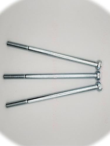 Juego de tornillos de cabeza hexagonal M8-1.25x140 DIN 931, grado 10.9, 0.315 in x 5.512 in, M8x1.25, RV1512S