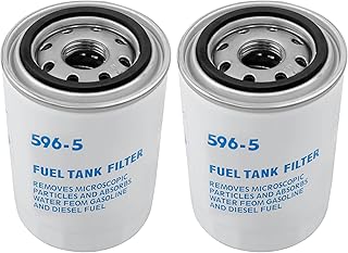 Fuel Tank Filter Compatible with Fuel Pumps Transfer Tanks, 10 Micron Diesel Spin-On Filter