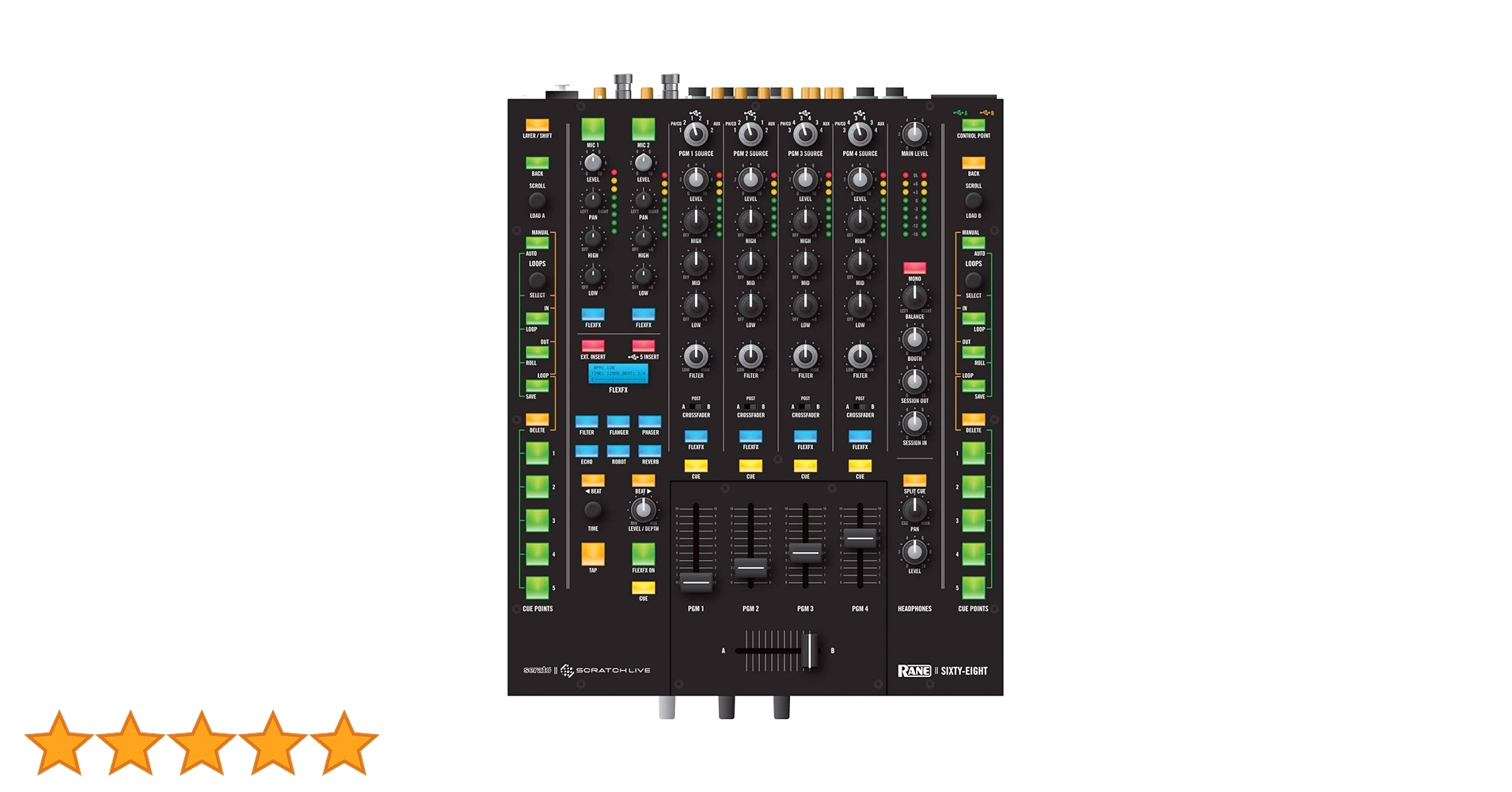 Rane Sixty-Eight DJ Mixer for Serato Scratch Live : Amazon