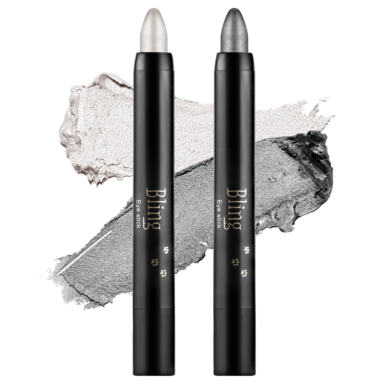 Boobeen Eyeshadow Pencil Crayon Wasserfester Lidschattenstift Shimmer Cream Eyeshadow Pen Erstellen Sie glitzerndes Augen-Make-up, einfach zu verwenden