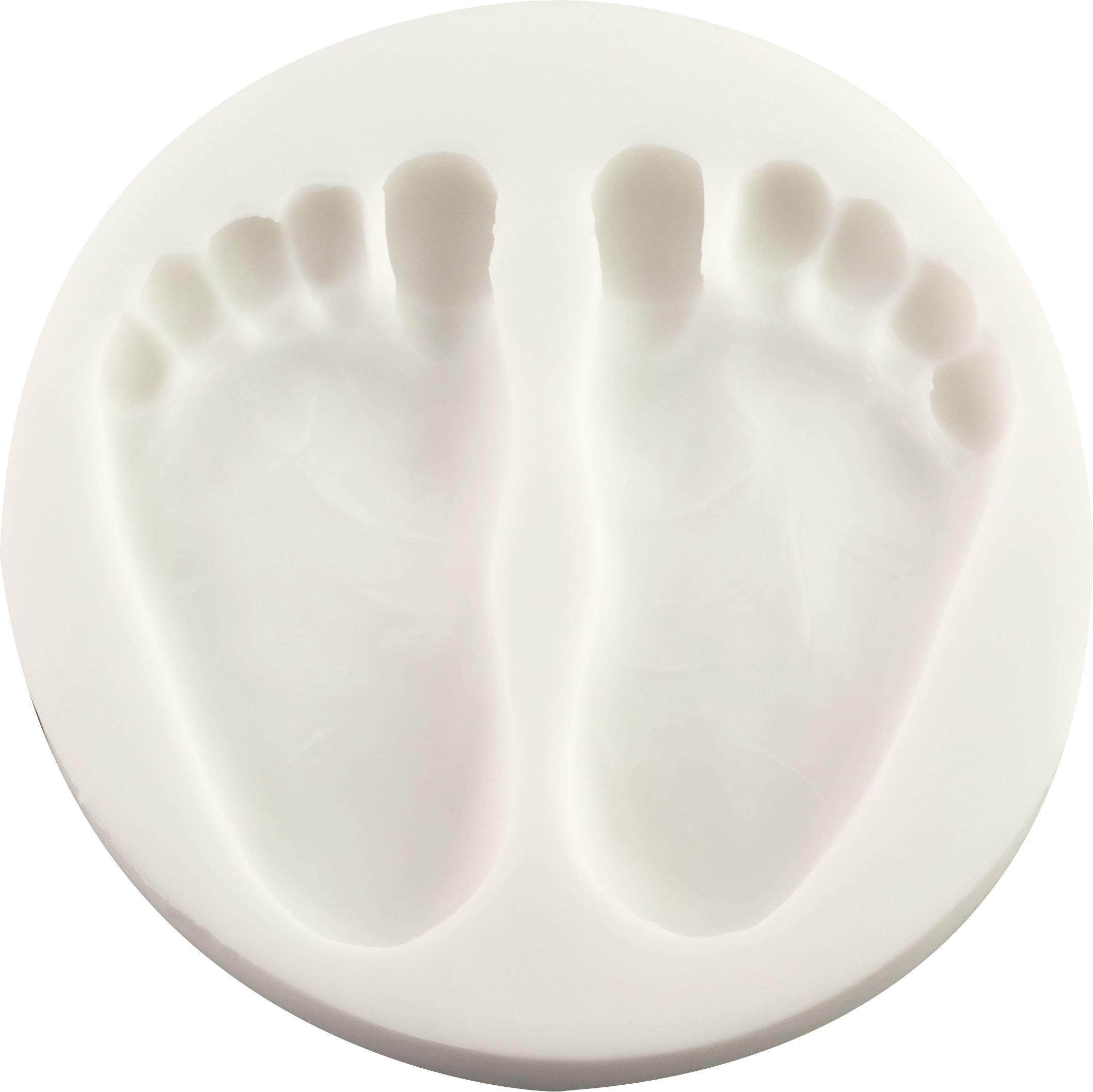Baby Silicone Mould | 'Baby Feet (1)' by FPC Sugarcraft, Resin Mould, Wax Mould, Polymer Clay Mould, Craft Mould