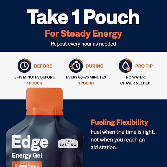 UCAN Energy Gel | Orange Mango | Sugar Free | 12 Pack