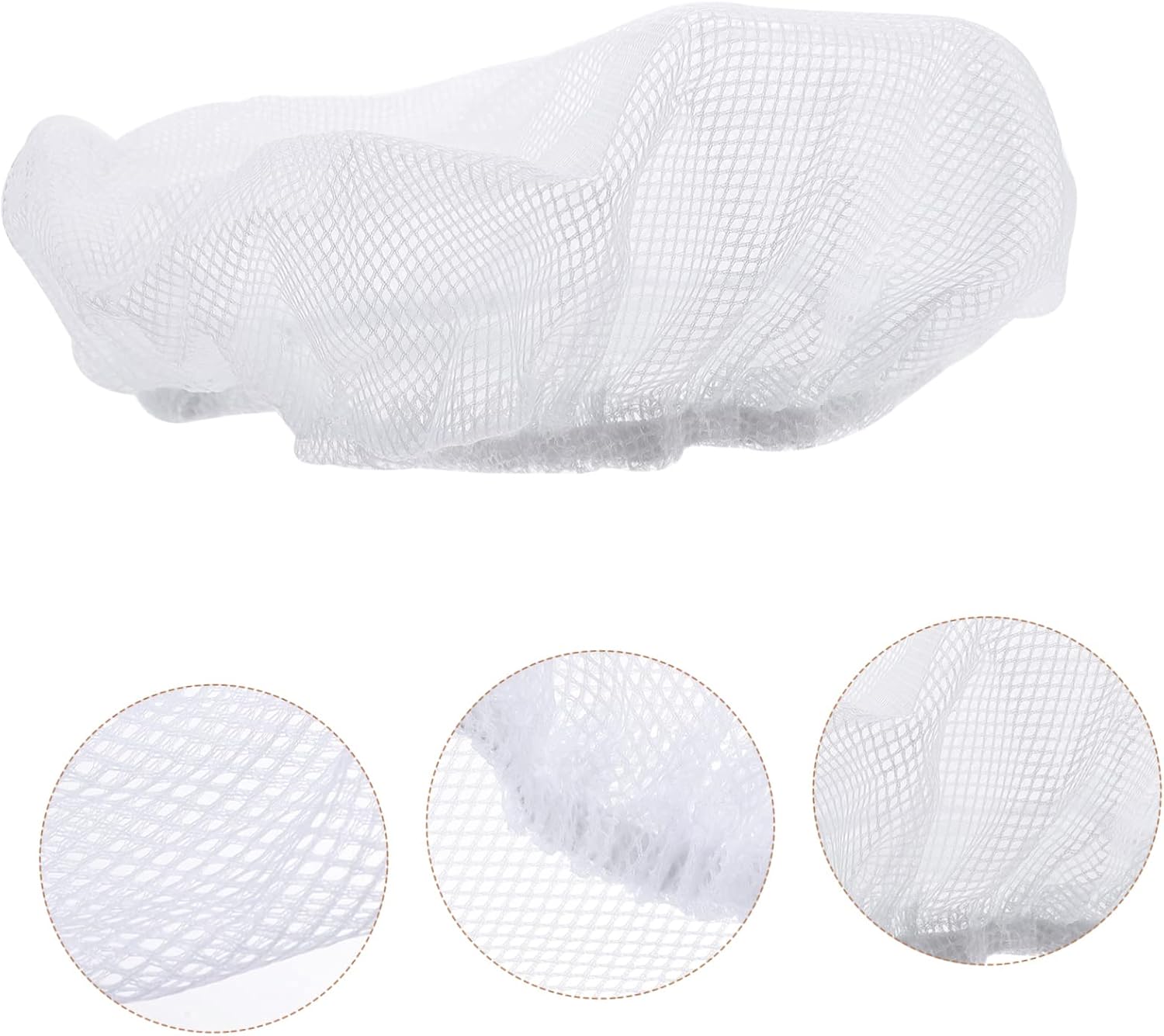 20 Pcs Food Cap Chef Hat Food Service Hat Factory Work Hair Chef Working Hair Elastic Work