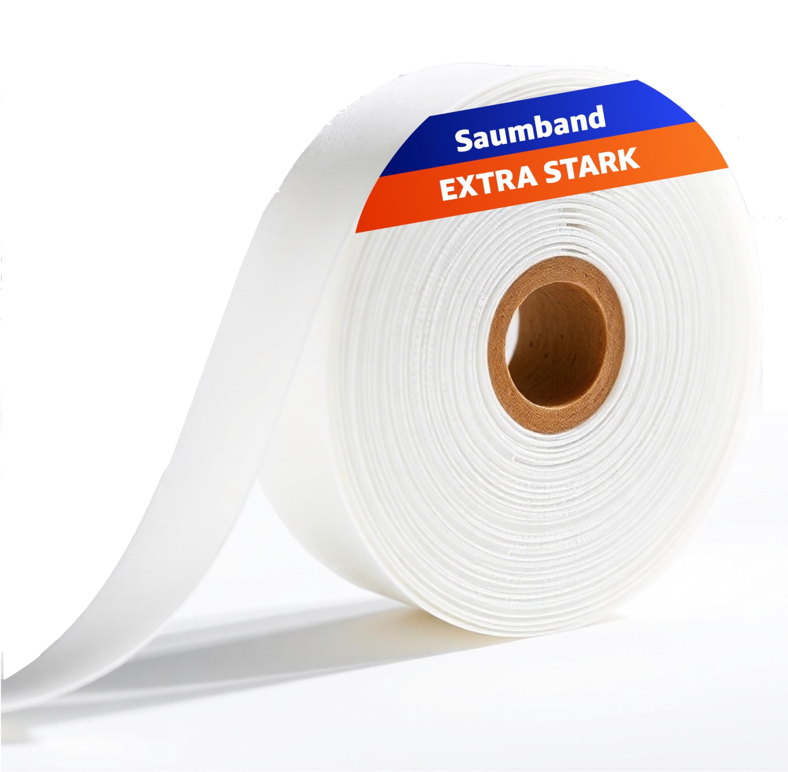 TK Gruppe Timo Klingler Saumband zum Aufbügeln - EXTRA STARK - 30 meter & 20 MM - Bügelband für Vorhänge & Gardinen nähen - Nahtband & Saumvlies waschfest zum Bügeln - Bügekleber