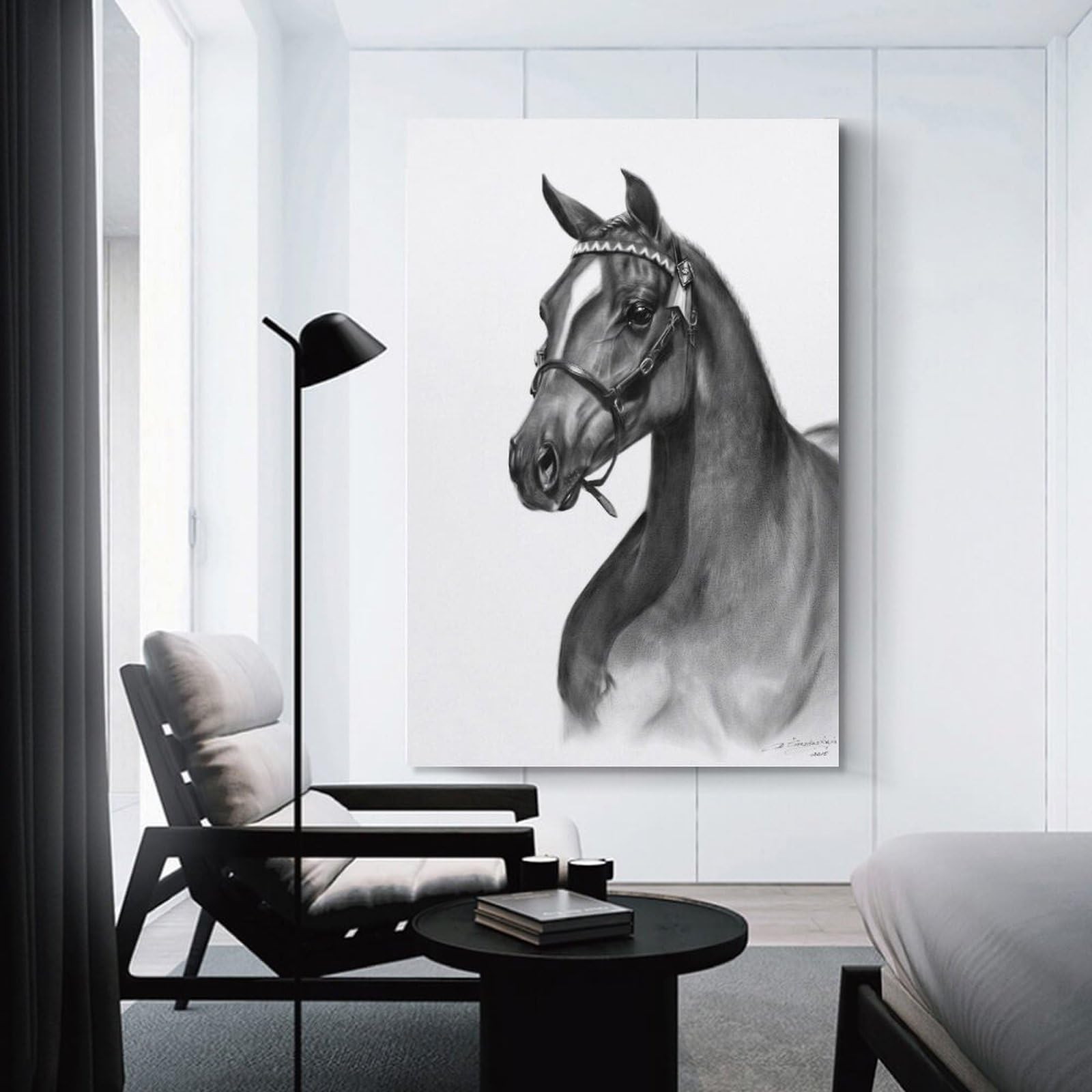 Junmoney Arabian Beauty Decorative Canvas Print, 24x36inch(60x90cm), for Hallway, Bedroom Or Modern Interiors, Gift Idea for Housewarming And Birthdays