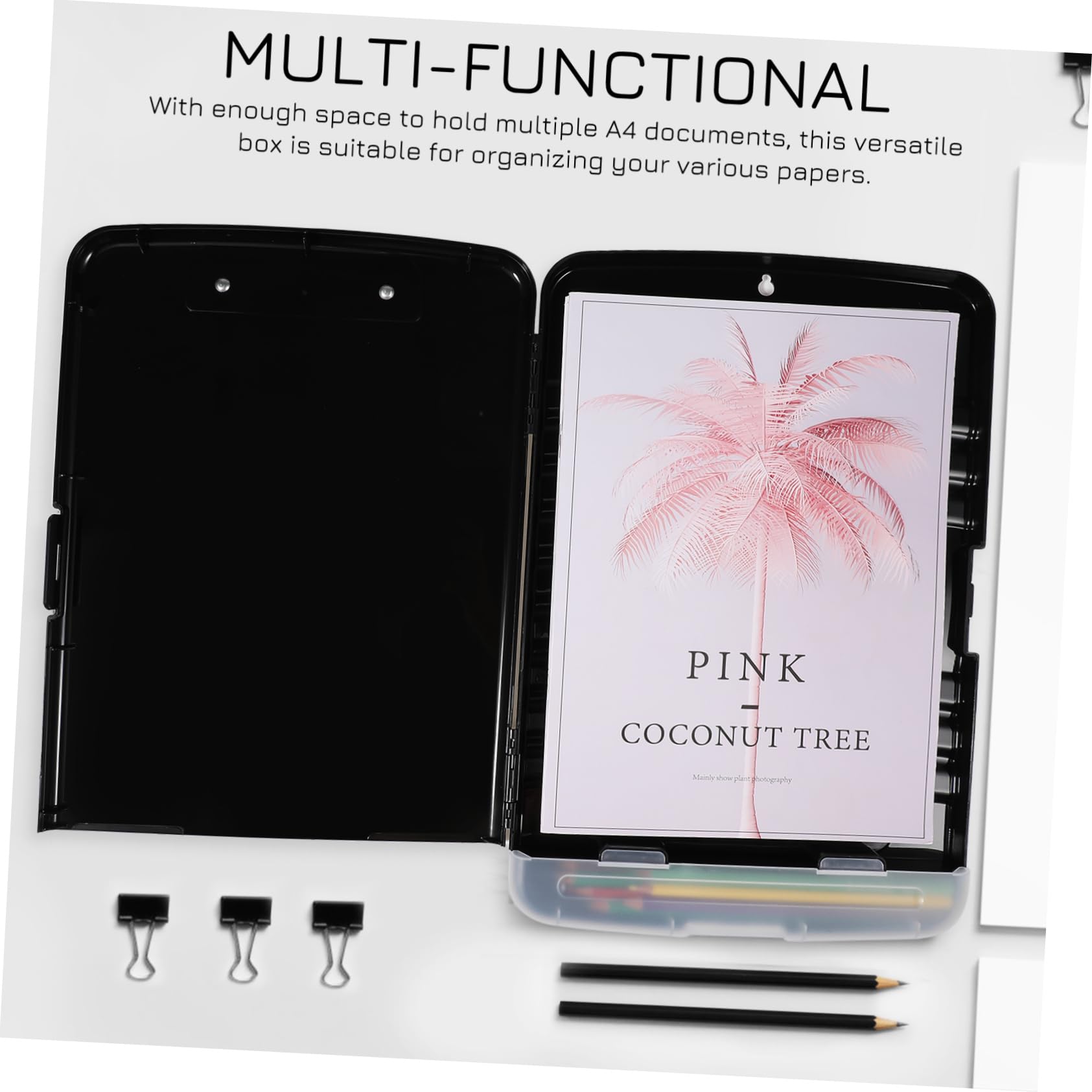 Portable Klemmbrett Mit Stifthalter Und Aufbewahrung Praktischer Organizer Für Und Büromaterialien Leicht Und Funktional Zur Dokumentenlagerung
