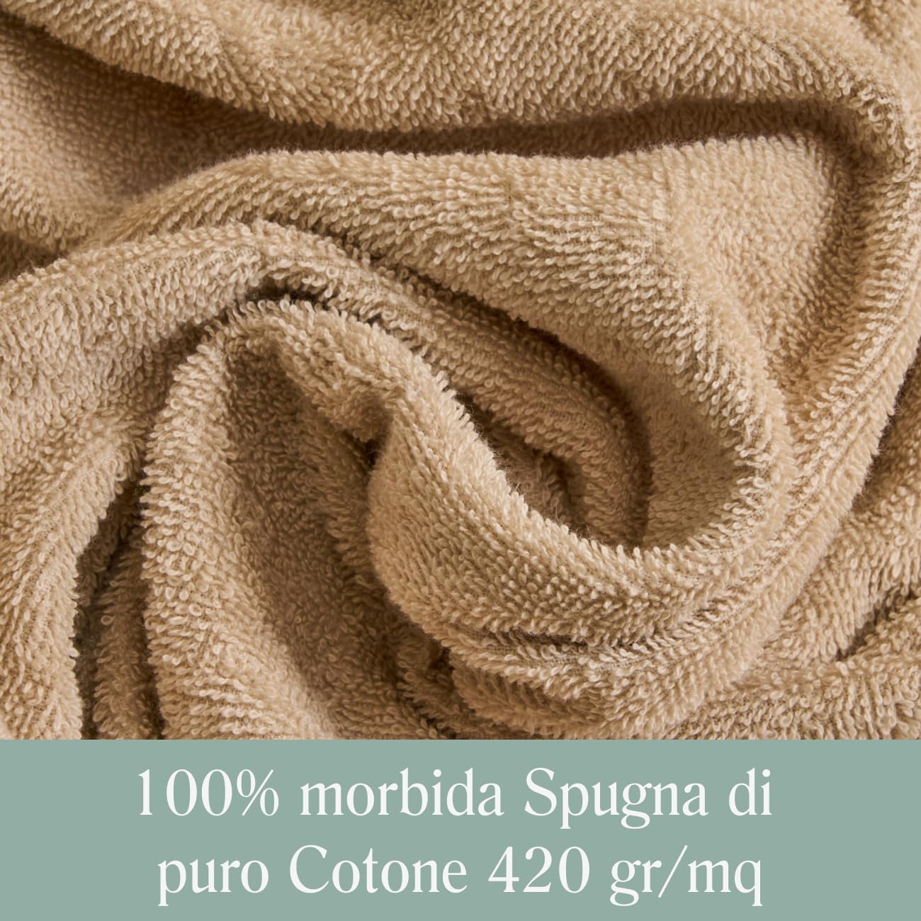 Accappatoio con Cappuccio, Accappatoio Uomo e Donna, per Sauna e SPA, in Spugna di Cotone, 420 gr/mq, per Sauna e SPA, Morbido, Assorbente, Resistente. Modello: Minerva