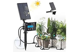 Solar Power Drip Irrigation System: Automated Garden Watering Solution