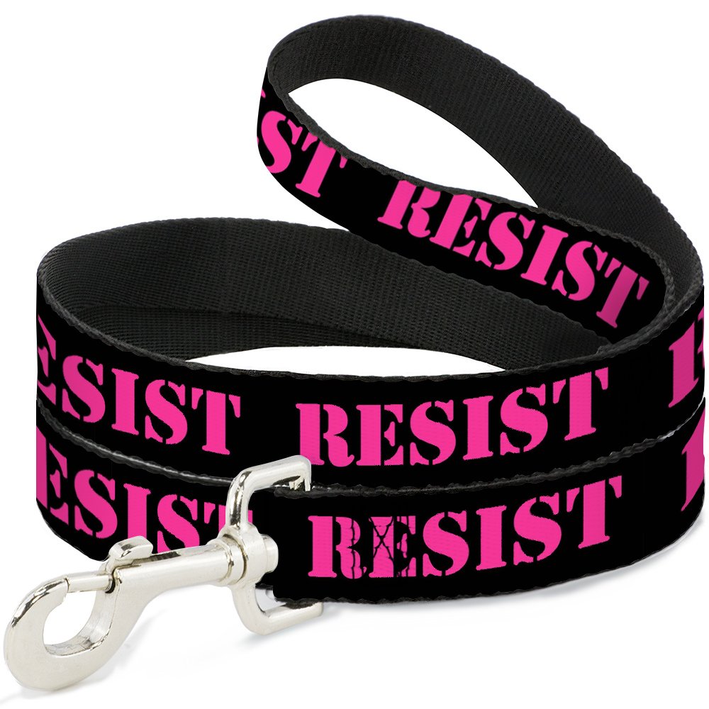 Laisse pour chien Buckle Down rose et noire idéale pour balades urbaines