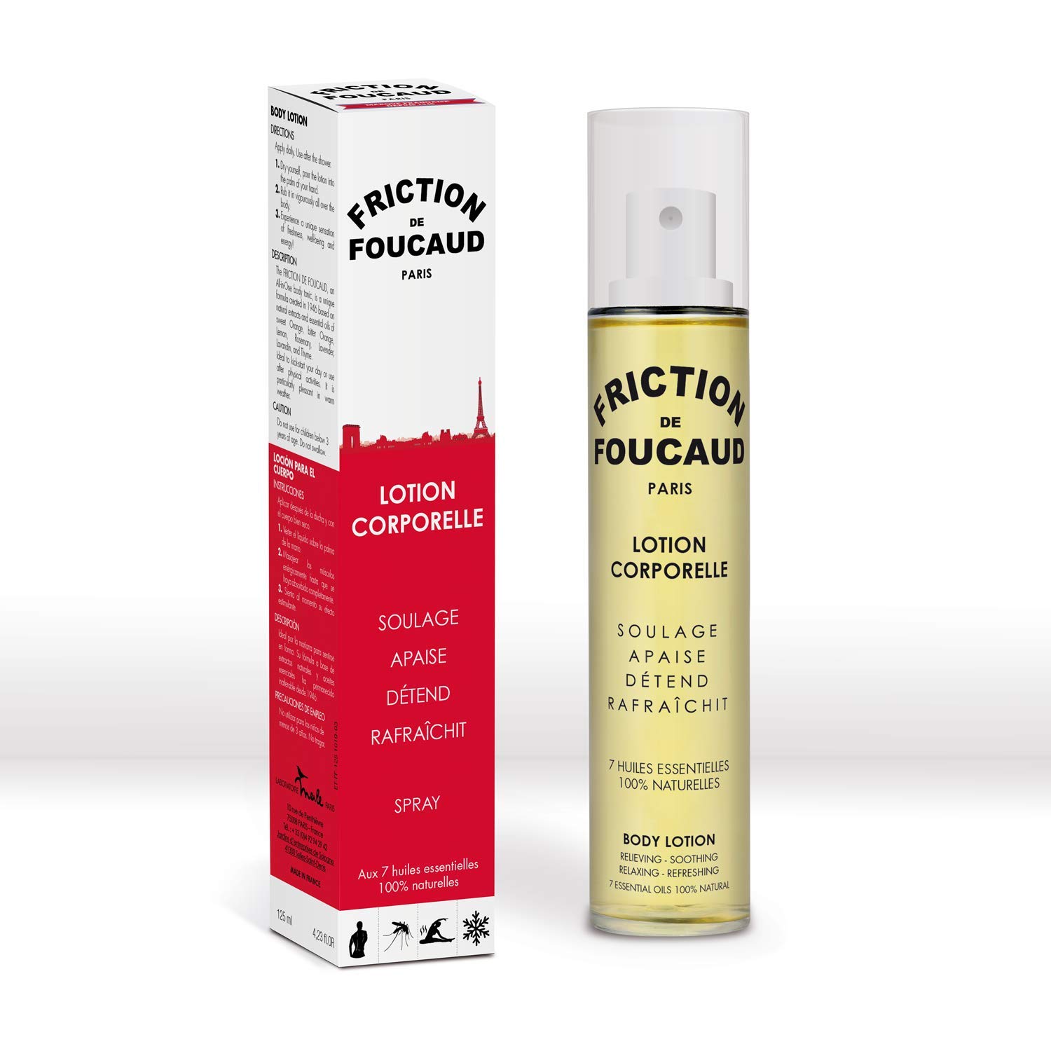 Friction de Foucaud Energising Lotion Body Spray 125 ml