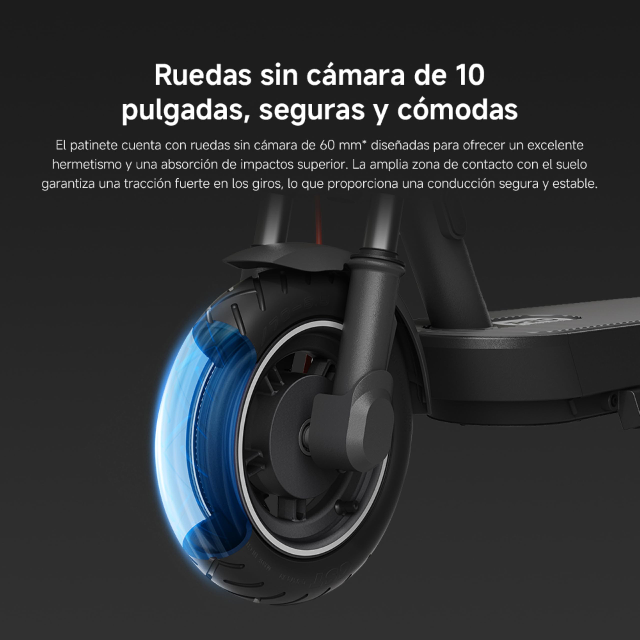 Xiaomi Scooter 5 Series ES, Patinete Electric, Potencia Maxima de 1000W-250W, Autonomía 20KM-60KM, Ruedas de 8,5"-10" Certificado por la DGT (Versión ES) — view 3