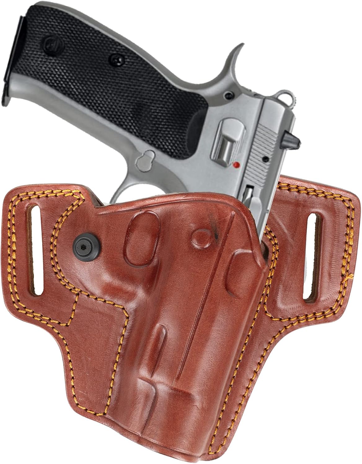 for CZ 75, 75B Combat Master Owb Handmade Leather Gun Holster