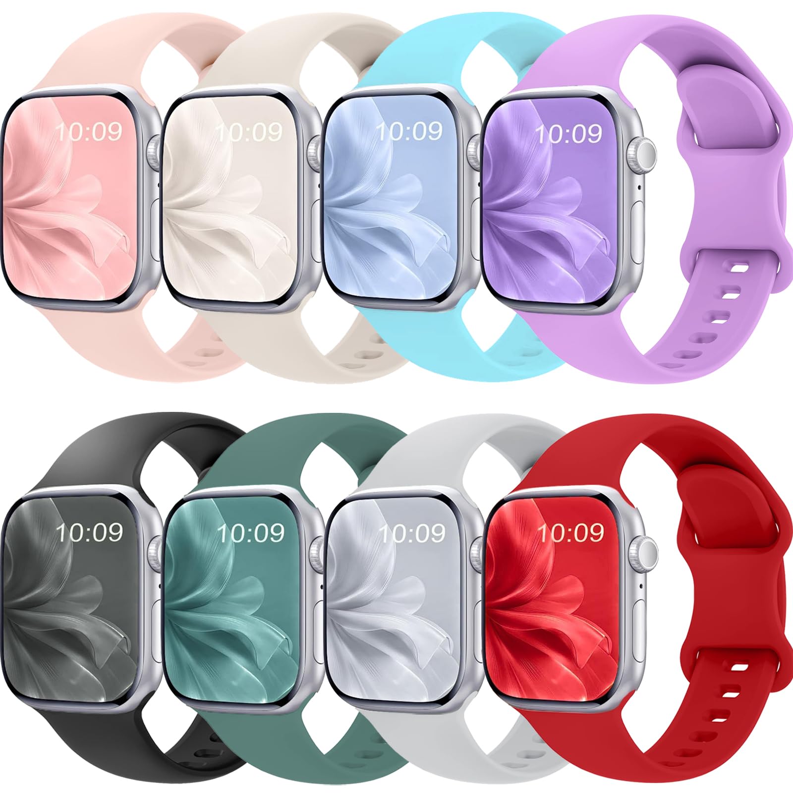 Compatible with Watch Band 40mm 38mm 41mm 42mm 44mm 45mm 49mm Men Women,Breathable Sport Replacement Strap for iWatch Ultra Series 8 7 6 5 4 3 2 1 SE,