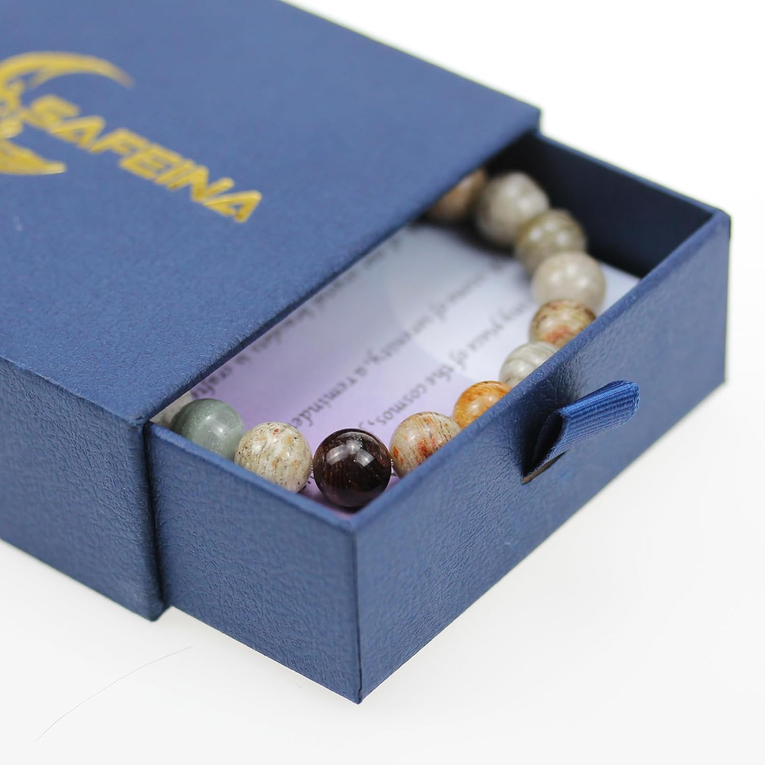 Healing Bracelet for Women, Natural Crystal Anxiety Beaded Bracelets Healing Stone Bracelet Stress Relief Yoga Beads Bracelets Gifts for Birthday, Mother's Day, Valentine's Day - Image 5