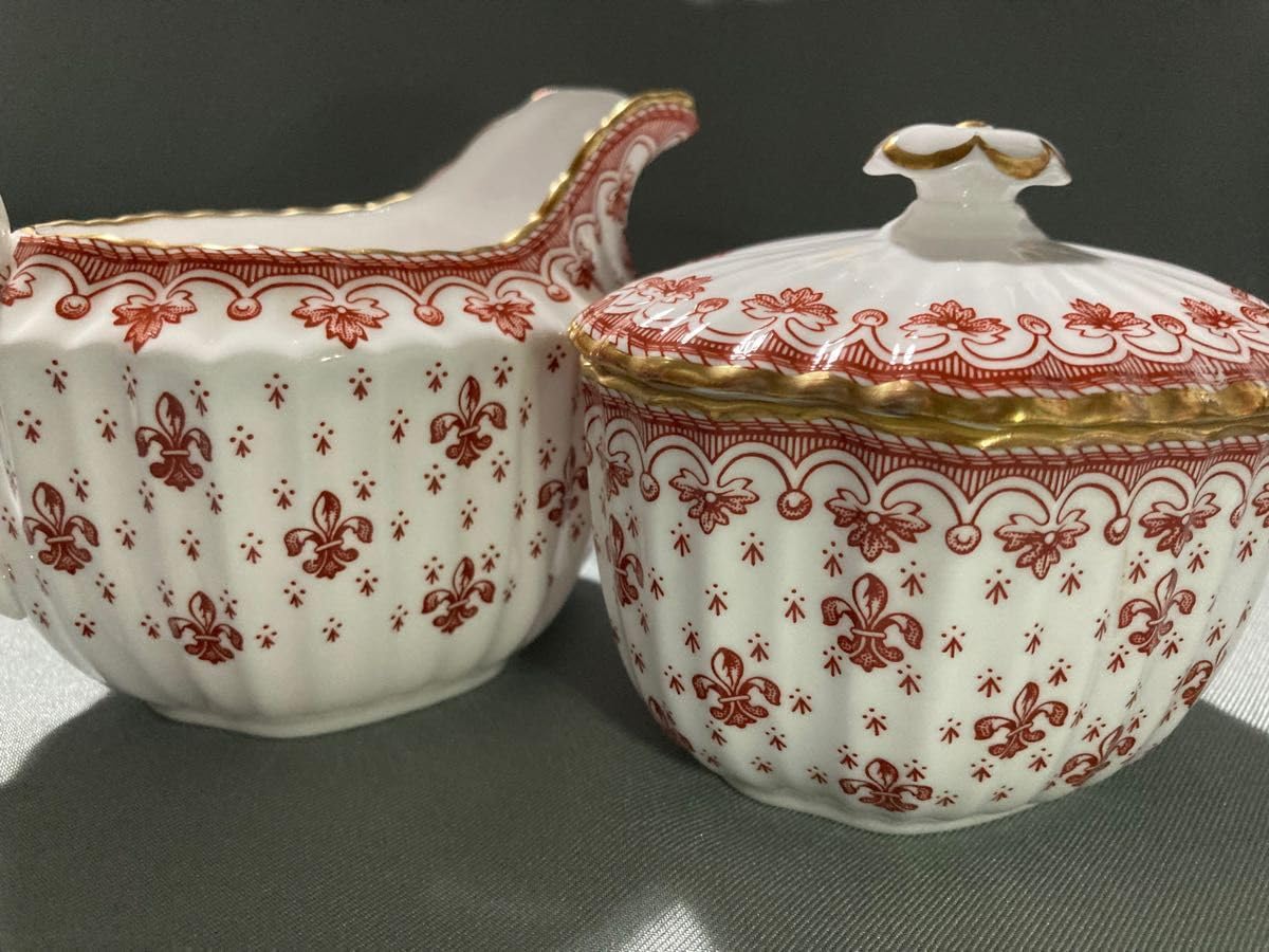 Amazon.co.jp: Spode スポード フルールドリス レッド フルールドリ  