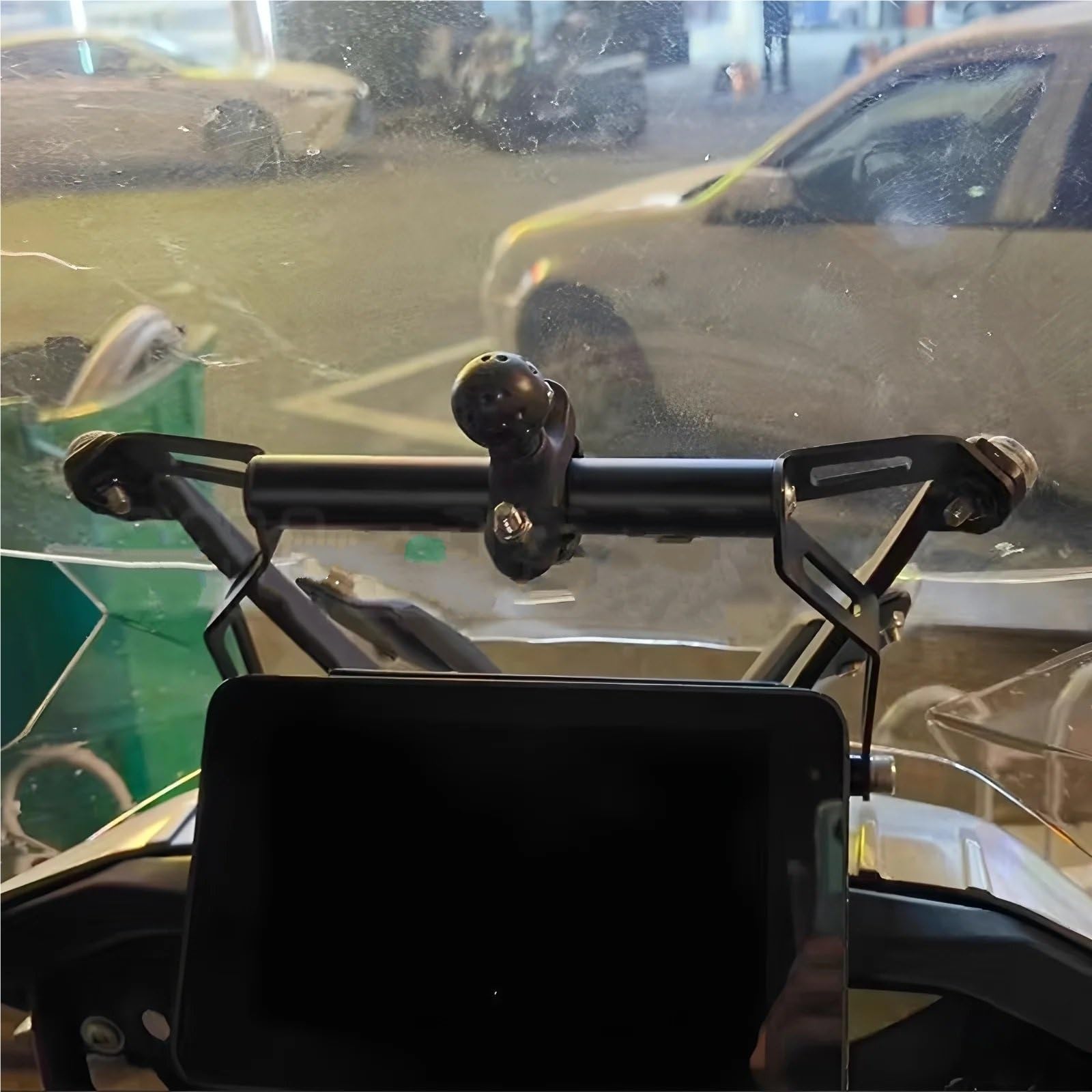 Uchwyt do nawigacji GPS Pasuje do motocykla QJMOTOR SRT800 SRT750 SRT600 800X 750X 600X Uchwyt na nawigację mobilną Uchwyt na telefon GPS Uchwyt na płytę Motocyklowy uchwyt nawigacyjny GPS(NO LOGO)