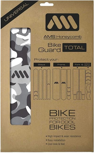All Mountain Style Unisex osłona ramy o strukturze plastra miodu z wysokim uderzeniem