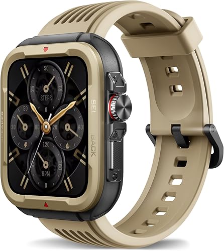 Reloj inteligente para hombres y mujeres con Alexa integrado, pantalla táctil HD de 1.8 pulgadas, rastreador de actividad física con llamadas y